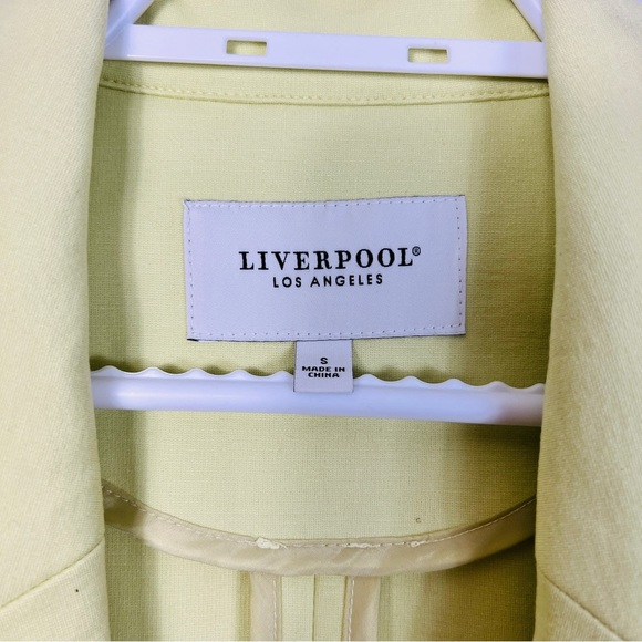 Liverpool Los Angeles Boyfriend Lemon Grass Blazer with Princes Dart women S - Picture 8 of 16